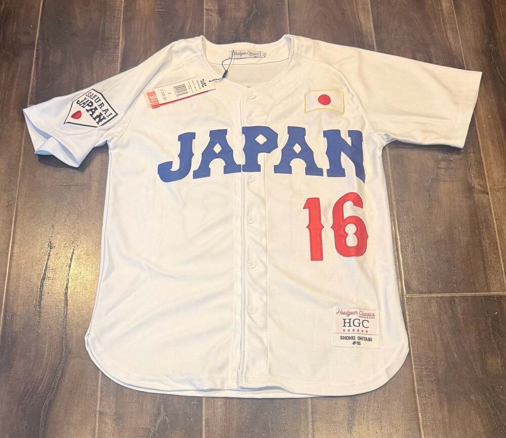 Headgear Classics Shohei Ohtani Samurai Japan Baseball Jersey Size Small